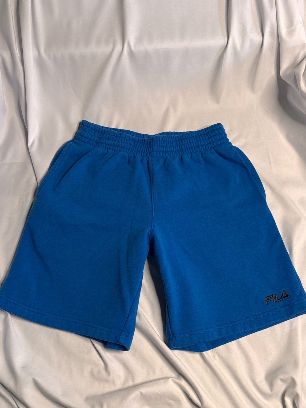 FILA Men's Royal Blue Athletic Shorts with Elastic Waist